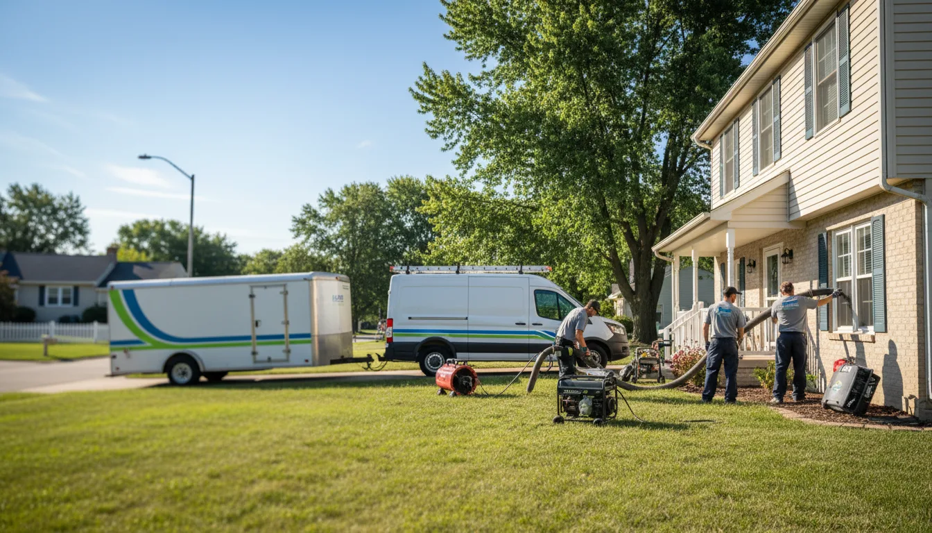 Flooded Basement Restoration And Cleanup With Repair in Keystone, IA near me